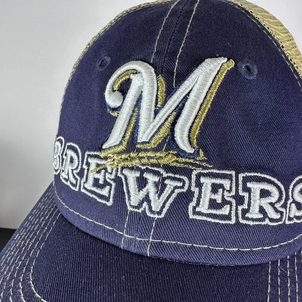 4/$20 Milwaukee Brewers Hat New Era Snapback MLB Baseball Cap Hat 9Twenty Youth